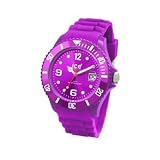 Ice-Watch Unisex SI.PE.U.S.09 Sili Collection Purple Plastic and Silicone Watch