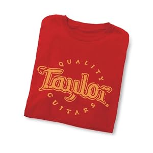 Taylor Guitars Anvil Antique Logo T - Red XXL by 