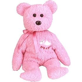 Ty Beanie Babies Baby Girl the Bear Retired