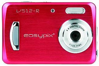 Easypix V512R Digitalkamera Foto Photo Digicamera rot Metall