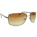 Adi Designs Aviator - Style Wire Frame Sunglasses - Mocha