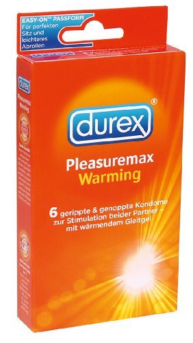 Orion - 4104970000 - Preservatifs Durex PleasureMax chauffant par 6