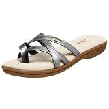 Bass Women's Sharon Sandal,Pewter,13 WW US