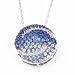 14K Sapphire & Diamond Galaxy Pendant