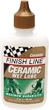 Finish Line Ceramic (Synthetic Oil / Flouropolymer) Wet Lubricant 2 Pack of 4oz Drip.