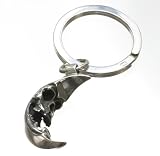 ReiZ 人気のスカルムーンタイプのキーリング KY1300