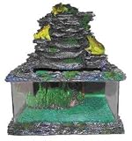 RESIN ORNAMENT - FOUNTAIN TANK FROG