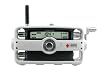 American Red Cross FR1000 Voicelink Hand-Crank AM/FM/NOAA Weather Two-Way GMRS Clock Radio with Flashlight, Siren and Cell Phone Charger (White)
