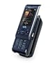 Tuff-Grip Slim Line Classic Leather Case Cover for Sony Ericsson W595 - Black