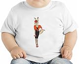 Stylish squirrel オーガニックベビーTシャツ 12 - 18 Months