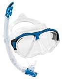 CRESSI Tauchset (Maske + Schnorchel) Matrix & Gamma VIP set, blau