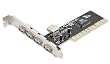 Syba SD-VIA-5U 5-port (4+1) USB 2.0 PCI Card, VIA Chip