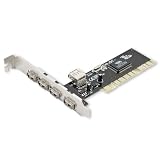 SybaSD-VIA-5U5-port(4+1)USB2.0PCICard,VIAChip