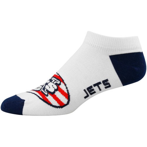 New York Jets White Patriotic Ankle Socks
