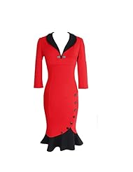 V-neck Long Sleeves Cocktail Mermaid Bodycon Dress/Party Dress 