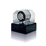 Orbita Futura Single Watch Winder In Black Lacquer With Acrylic Lid