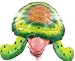 Large Multicolored Metal Haitian Handpainted Sea Turtle