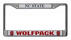 North Carolina State Chrome Frame