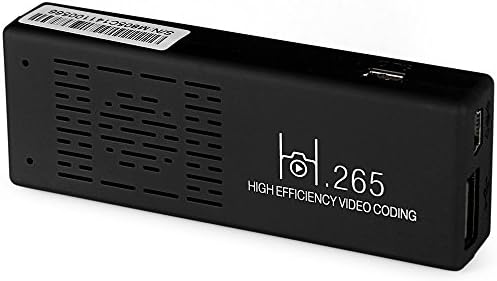 MK808B Plus Amlogic M805 Android 4.4 WiFi Bluetooth 4.0 Mini TV Box H.265 TV Player 1GB RAM 8GB ROM HDMI TF Card Input(AC 100 - 240V,EU Plug)