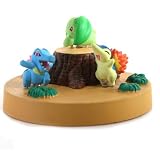 Pokemon Diamond & Pearl Evolution  Part 12 - Chikorita, Cyndaquil, Totodile (0.5" Figures)