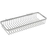 Ginger 552G/PC 5.4in. Hotelier Long Deep Toiletry Basket Bathroom