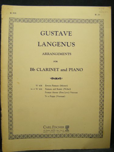 Fantasia and Rondo from Grosses Quintett, Op. 34, for Clarinet and Piano (Sheet Music)