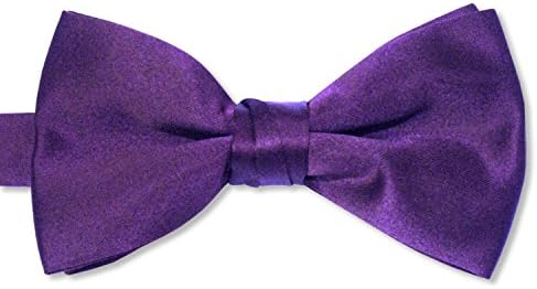 Plum Satin Boys 2" Bow Tie