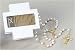 Jewelry : 2-Piece Set Wooden First Communion Cross Keepsake Box & Rosary #11429