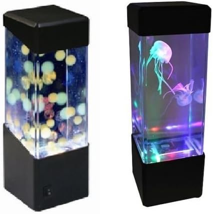 Jellyfish Water Ball Tropical Fish Aquarium Tank Mesmerising LED Lights Relaxing Mood Lamp Light by Playlearn (Jelly Fish) by Playlearn