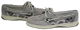 Sperry Top Sider Bluefish Womens SZ 8.5 Gray Graphite/Cheetah Boat Shoes