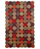 Liora Mann? Amalfi 1958/19 Circles Teak Area Rug, 2  x 3 