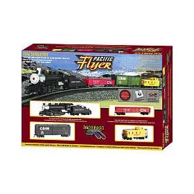 Bachmann Trains Pacific Flyer Ready-to-Run HO Scale Train Set from Electric Starters