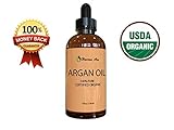 Virgin Argan Oil For Hair, Face, Skin & Nails -Huge 4 Oz bottle - 100% PURE & ECOCERT Certified - Moroccan Argan Oil is Therapeutic for Every Skin Condition -Extra virgin oil great for Acne, Dry Scalp, Split Ends, Frizzy Hair, Stretch Marks, Body Cuticles & MORE - This Argania Spinosa is Guaranteed To Make Your Body Shine!