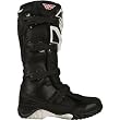Fly Racing Kinetic MX Adult Dirt Bike Motorcycle Boots w/ Free B&F Heart Sticker Bundle - Black