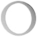 Sterling Silver Sheet Circle Out - Oval Inside Bangle Bracelet - Artisan Handcrafted in Mexico