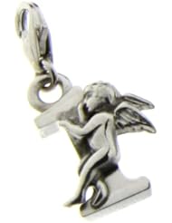 Phil Lander - Silver Number 1 Charm Angel - Sterling Silver - 2.5 Gr - 13.5mm