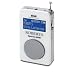 Roberts Sports DAB2 DAB/FM RDS Personal Digital Radio with Loudspeaker - White