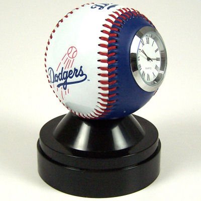 Buy LOS ANGELES DODGERS OFFICIAL BASEBALL QUARTZ DESK CLOCK by K2