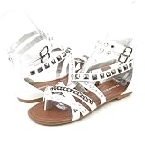 Classified Peggy Flats White
