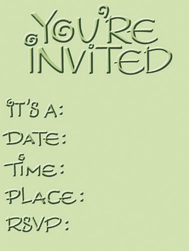 KnorrPrandell 18566212 - Embossingschablone Invitation, Motivgr&ouml;sse 10,8x14,5 cm Preisvergleich