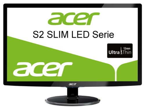 Acer S222HQLCBID 55,9 cm (21,5 Zoll) Slim LED Monitor (VGA, DVI, HDMI, 2ms Reaktionszeit) schwarz