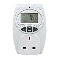 Masterplug Indoor Power TE7-MP 24-Hour/7-Day Programmable Electronic Timer