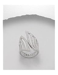 CZ Ring In 92.5 Sterling Silver