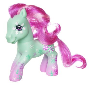 Childrens Toyshop  Toys : My Little Pony Winter Pony Minty Figure