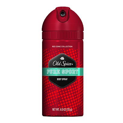 Special pack of 6 Old Spice BODY SPRAY PURE SPORT 4 oz PROCTER & GAMBLE DIST.