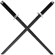 Full Tang Combat Ninja Sword with Back Straps - 2 piece