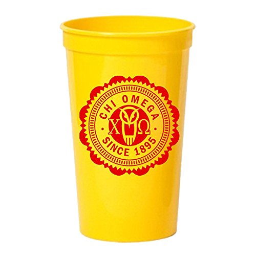 Chi Omega Old Style Classic Giant Plastic Cup
