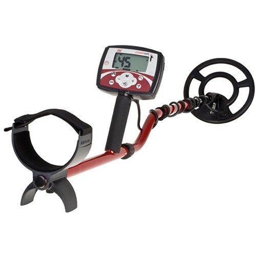 Minelab X-Terra 505 Universal Hand Held Metal Detector Battery Powered 3705-0113 with Pinpoint Indicator and Multi-Segmented Notch Discrimination On Sale