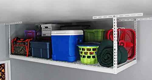 SafeRacks - 3x8 Overhead Garage Storage Rack (12"-21")