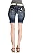 WallFlower Juniors Belted Bermuda Denim Shorts